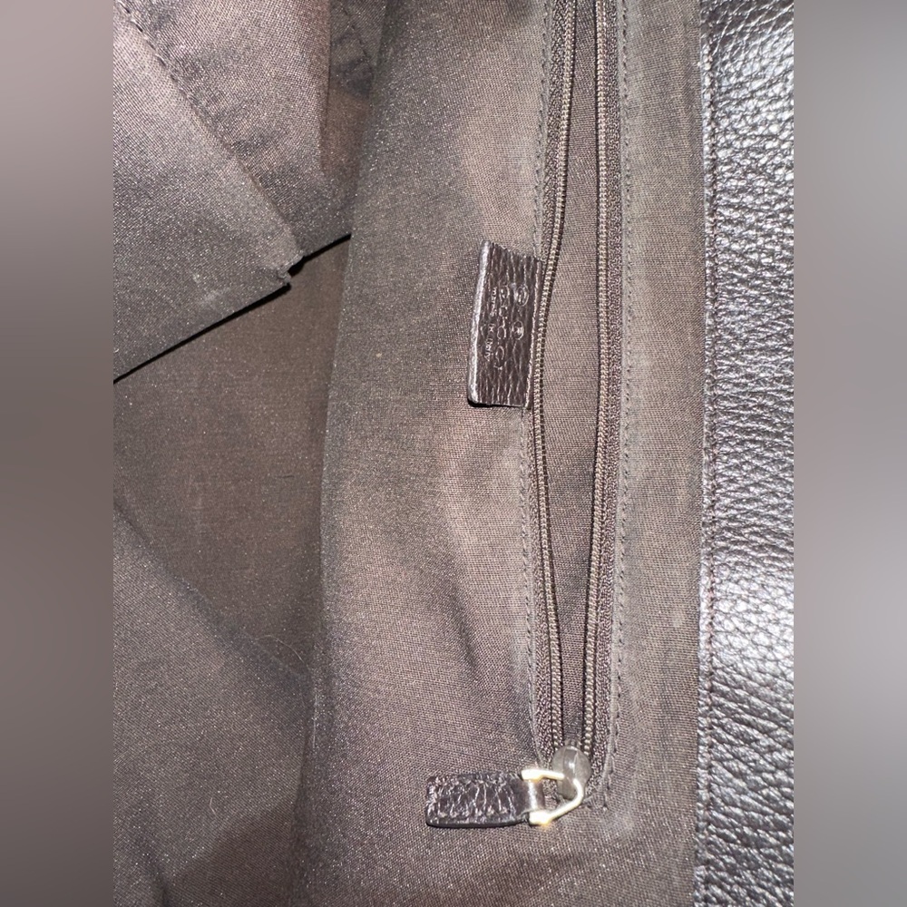 Gucci Chocolate Brown/Black Monogram Tote - Picture 12 of 12